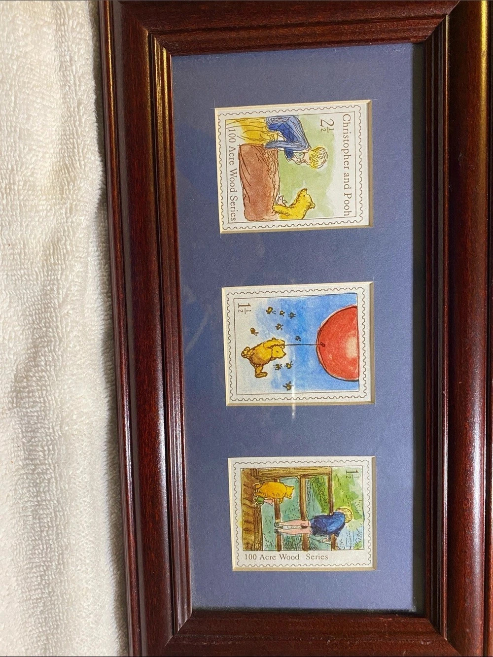 Disney Christopher and Pooh 100 Acre Wood Series Framed Prints